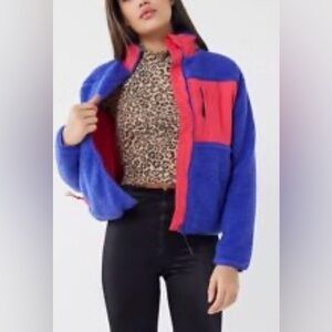 Penfield Blue Mens Mattawa Fleece Jacket